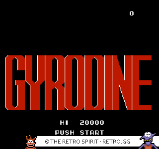 Game screenshot of Gyrodine