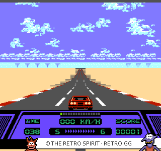 Game screenshot of Rad Racer