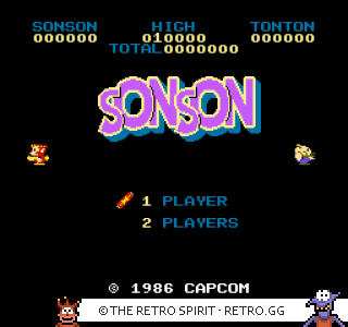 Game screenshot of Son Son