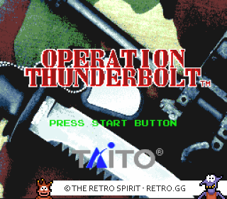 Game screenshot of Operation Thunderbolt
