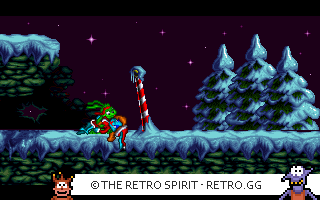 Game screenshot of Jazz The Jackrabbit: Holiday Hare '94