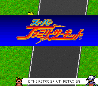 Game screenshot of Super Family Circuit