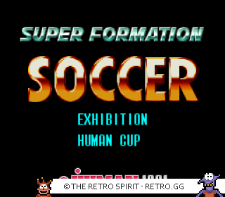Game screenshot of Super Formation Soccer 94