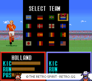 Game screenshot of Super Formation Soccer II