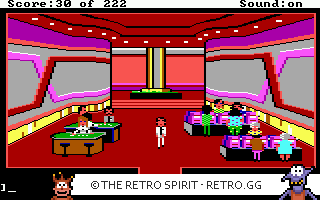 Game screenshot of Leisure Suit Larry in the Land of the Lounge Lizards