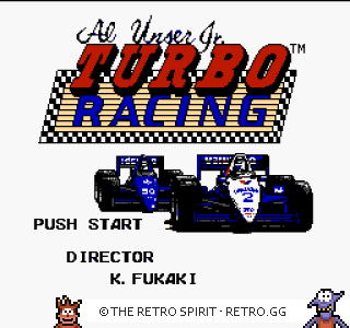Game screenshot of Al Unser Jr. Turbo Racing