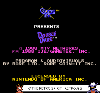 Game screenshot of Double Dare